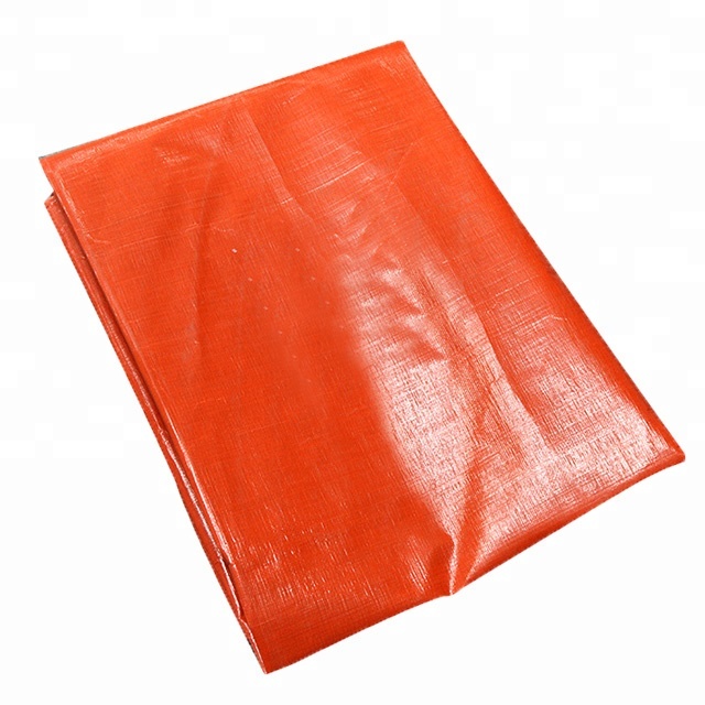 Orange tarpaulin