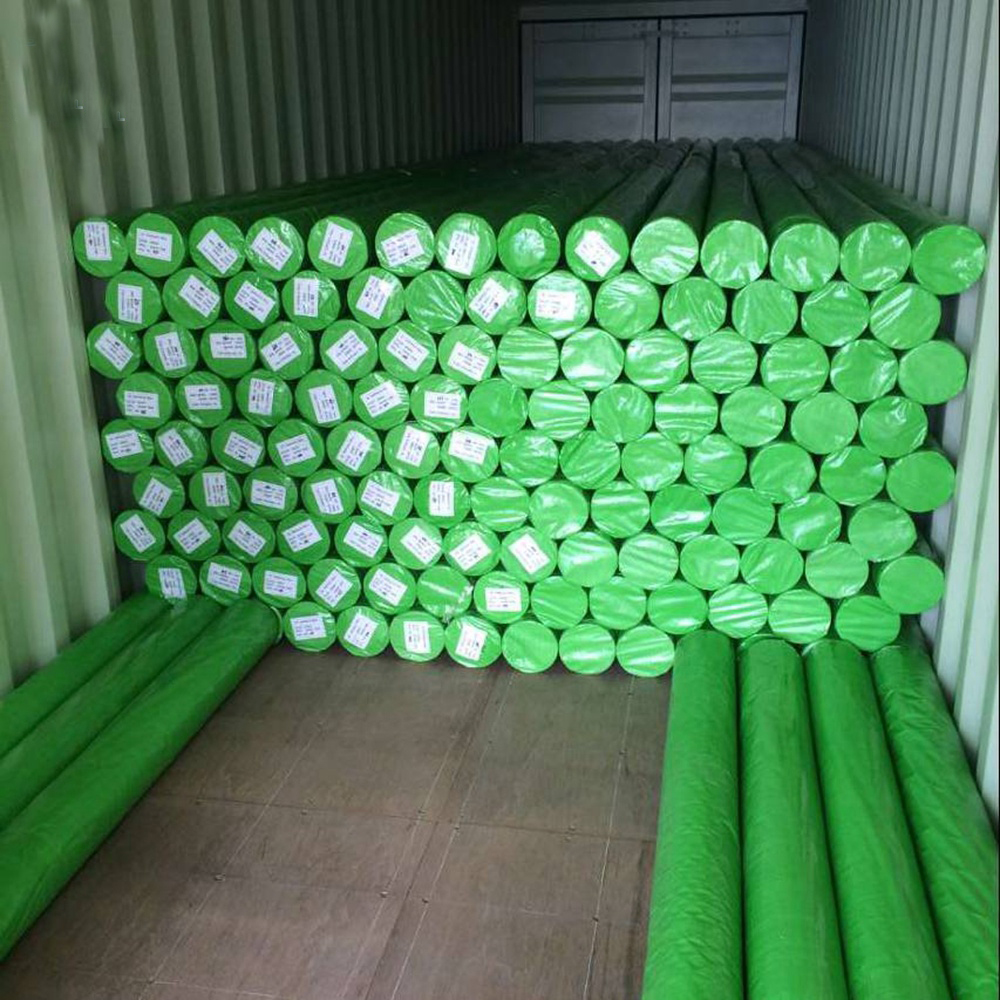 Light Green Tarpaulin Roll